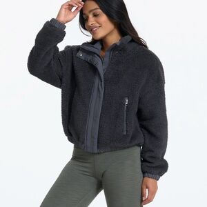 Vuori Cozy Sherpa Jacket, Charcoal